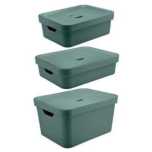 Conjunto Cajas Cube Verde Oscuro
